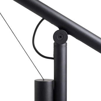 Hay Fifty-Fifty Floor Lamp Soft Black