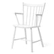 HAY J42 Dining Armchair in White WB Lacquered Beech — packshot