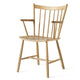 HAY J42 Dining Armchair in Clear WB Lacquered Oak — packshot