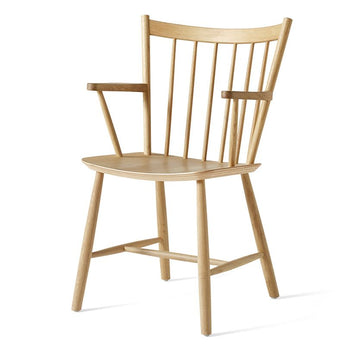 HAY J42 Dining Armchair in Clear WB Lacquered Oak — packshot