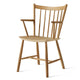 HAY J42 Dining Armchair in Oiled Oak — packshot