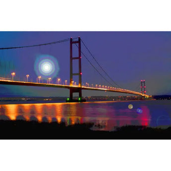 Humber Bridge Limited Edition (25) 60x38in Canvas Print Barton View