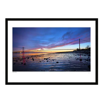 Humber Bridge 049 Framed Art Print