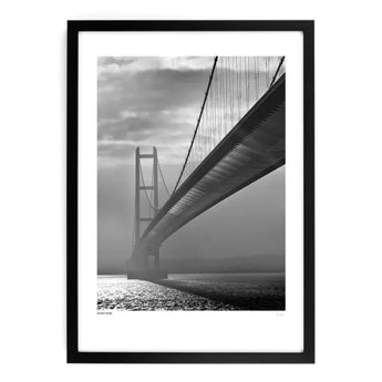 Humber Bridge 002 Framed Art Print