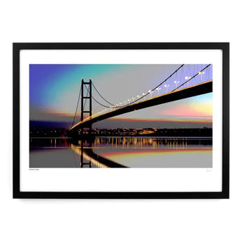 Humber Bridge 029 Framed Art Print
