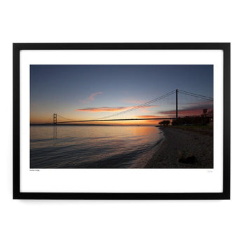 Humber Bridge 041 Framed Art Print