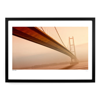 Humber Bridge 048 Framed Art Print