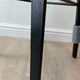 HAY About A Stool AAS 32 in Black Lacquered Oak — on display, showroom, detail