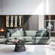 Knoll Platner Coffee Table — lifestyle, with Knoll Pfister Sofa