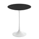 Knoll Saarinen Round Side Table D41cm in Black Laminate — packshot