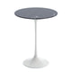 Knoll Saarinen Round Side Table D41cm in Nero Marquina Marble — packshot