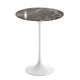 Knoll Saarinen Round Side Table D41cm in Rosso Rubino Marble — packshot