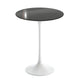 Knoll Saarinen Round Side Table D41cm in Sahara Noir Marble — packshot