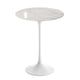 Knoll Saarinen Round Side Table D41cm in Statuarietto Marble — packshot