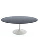 Knoll Saarinen Oval Coffee Table in Black Laminate — packshot