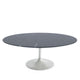 Knoll Saarinen Oval Coffee Table in Nero Marquina Marble — packshot