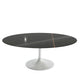 Knoll Saarinen Oval Coffee Table in Sahara Noir Marble — packshot