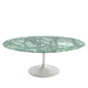 Knoll Saarinen Oval Coffee Table in Verde Alpi Marble — packshot