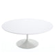 Knoll Saarinen Round Coffee Table D91cm in White Laminate — packshot