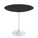 Knoll Saarinen Round Side Table D51cm in Black Laminate — packshot