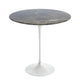 Knoll Saarinen Round Side Table D51cm in Brown Emperador Marble — packshot