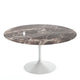 Knoll Saarinen Large Round Dining Table 137cm in Rosso Rubino Marble — packshot