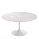 Knoll Saarinen Large Round Dining Table 137cm in Statuarietto Marble — packshot