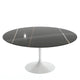 Knoll Saarinen Large Round Dining Table 152cm in Sahara Noir Marble — packshot