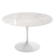Knoll Saarinen Round Dining Table D120cm in Statuarietto Marble — packshot