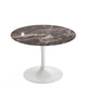 Knoll Saarinen Round Coffee Table D51cm in Rosso Rubino Marble — packshot