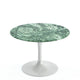 Knoll Saarinen Round Coffee Table D51cm in Verde Alpi Marble — packshot