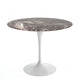 Knoll Saarinen Round Dining Table D91cm in Rosso Rubino Marble — packshot