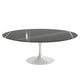 Knoll Saarinen Large Oval Dining Table 198cm in Sahara Noir Marble — packshot