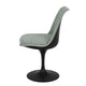 Knoll Saarinen Tulip Dining Chair Upholstered in Black — packshot, detail