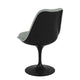 Knoll Saarinen Tulip Dining Chair Upholstered in Black — packshot, detail