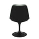Knoll Saarinen Tulip Dining Chair Upholstered in Black — packshot, detail