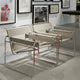 Knoll Wassily Lounge Chair in Natural Canvas, Chrome Frame — lifestyle