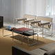 Knoll Wassily Lounge Chair in Natural Canvas, Chrome Frame — lifestyle