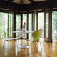 Knoll Saarinen Large Round Dining Table 137cm — lifestyle, dining room