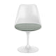 Knoll Saarinen Tulip Dining Chair in White — packshot, detail
