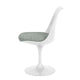 Knoll Saarinen Tulip Dining Chair in White — packshot, detail