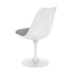 Knoll Saarinen Tulip Dining Chair in White — packshot, detail