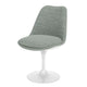 Knoll Saarinen Tulip Dining Chair Upholstered in White — packshot