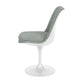 Knoll Saarinen Tulip Dining Chair Upholstered in White — packshot, detail