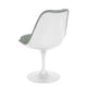 Knoll Saarinen Tulip Dining Chair Upholstered in White — packshot, detail