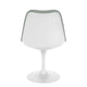 Knoll Saarinen Tulip Dining Chair Upholstered in White — packshot, detail