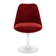 Knoll Saarinen Tulip Dining Chair Upholstered in White — packshot, detail