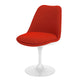 Knoll Saarinen Tulip Dining Chair Upholstered in White — packshot