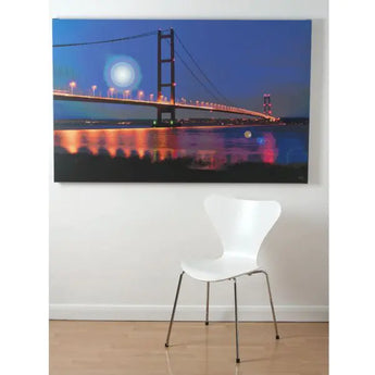 Humber Bridge Limited Edition (25) 60x38in Canvas Print Barton View