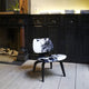 Vitra Eames Plywood Group LCW Calf's Skin Lounge Chair — lifestyle
